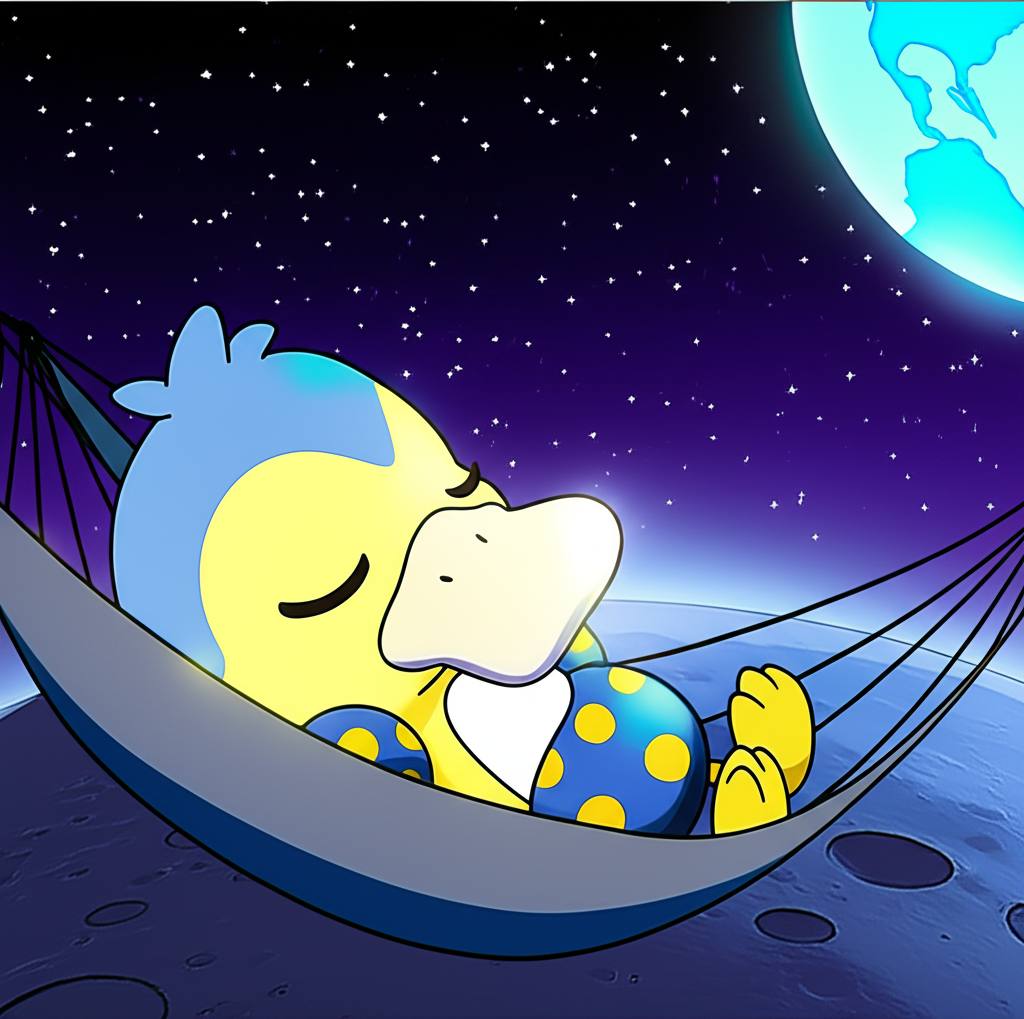 Psyduck in a Pokéverse festival